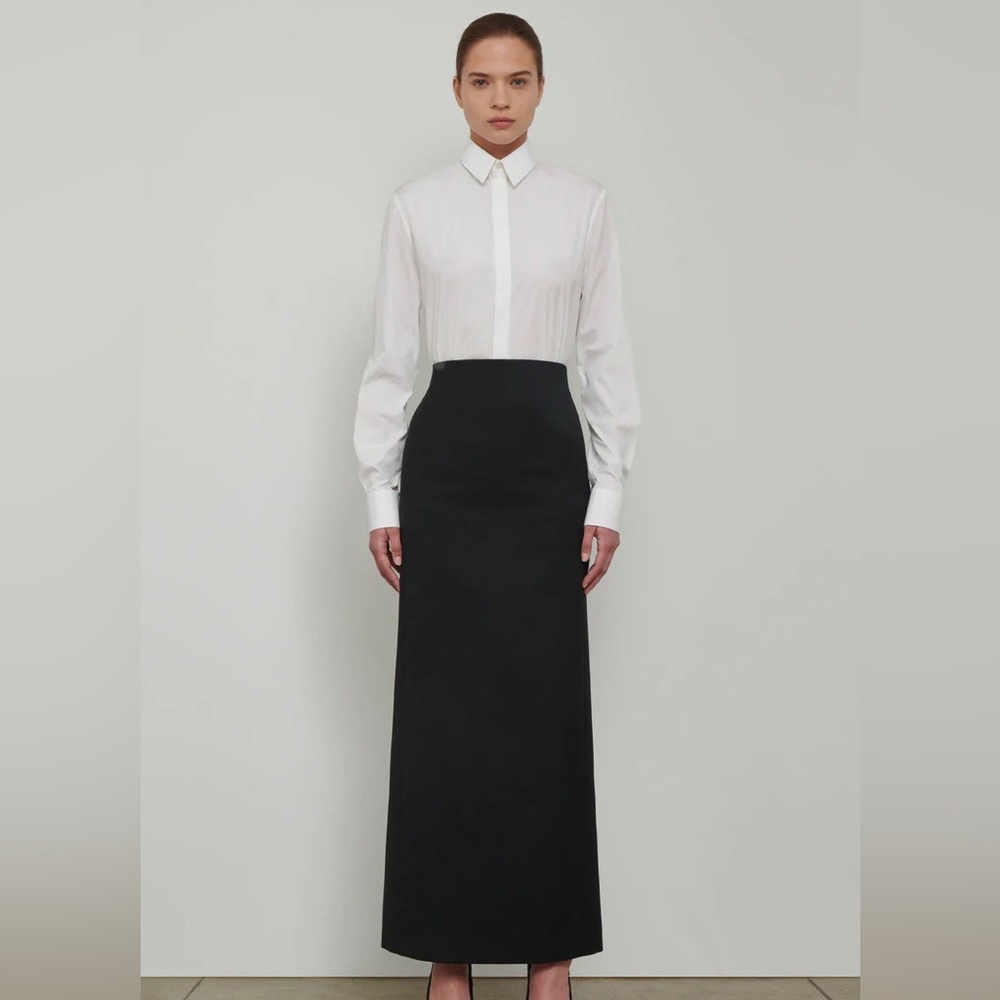 Wardrobe NYC column maxi skirt XXS NWOT wool